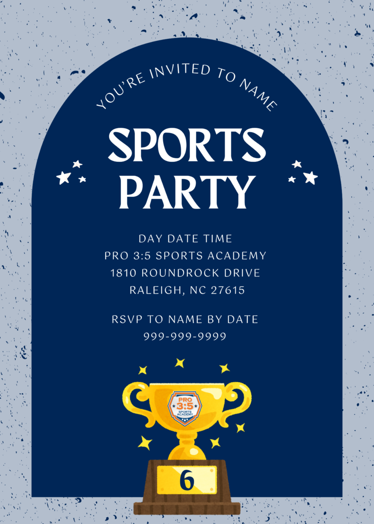 Opt 3 PRO 35 Bday Invitation